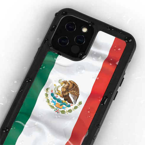 Mexico Flag iPhone 12 Pro Waterproof Case